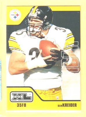 2002 Upper Deck XL #366 DAN KREIDER RC NM Pittsburgh Steelers