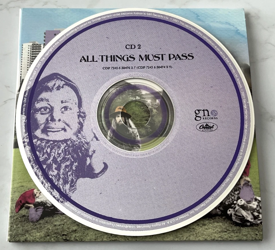 George Harrison All Things Must Pass 2 CD BOX SET 2001 Capitol The Beatles RARE! - Imagem 3 de 4