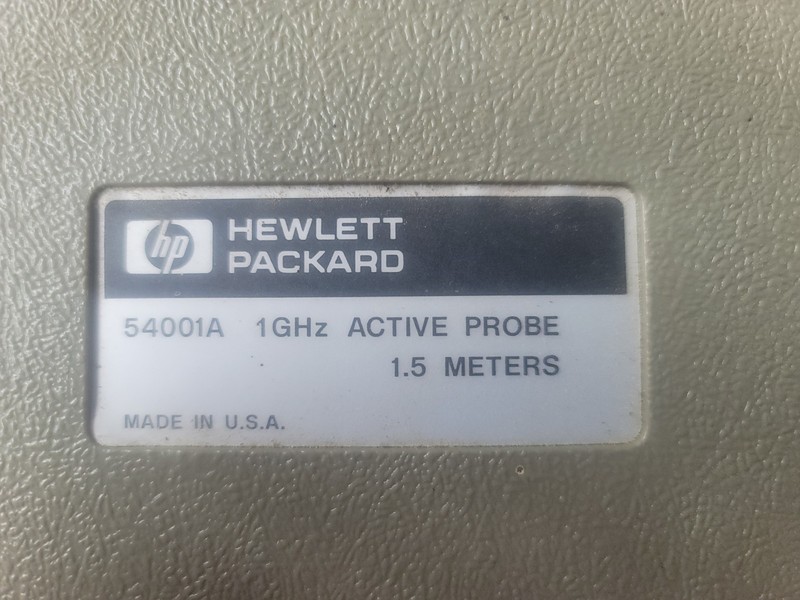 HP 54001A Active Probe 1 GHz 1.5 Meters