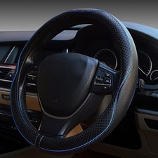 Esewalas Universal Car Steering Wheel Cover Anti-slip Leather Steering