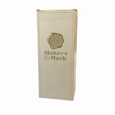 Vintage Makers Mark Old Sour Mash Japanese Export Empty Bourbon Box