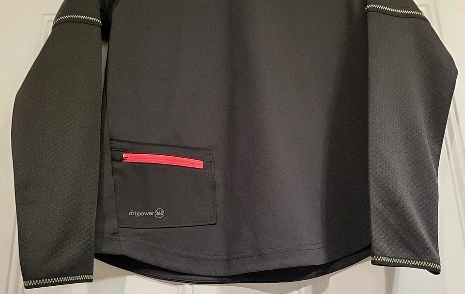 RUSSELL boys LG (10-12) long sleeve dri-power 360 active black shirt - Image 3 of 4