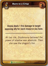 2006 Burn to a Crisp 5 Uncommon World of Warcraft WOW TCG CCG