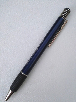 SENATOR*  Vintage Werbe-Kugelschreiber Metall Blau_M