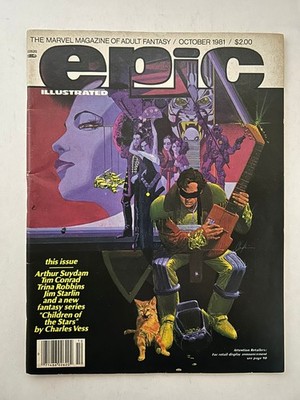 EPIC Illustrated Magazine Oct 1981 #02620 Marvel Fantasy Sci-Fi Starlin Vess