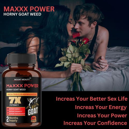 Integratore Uomo per Rock Hard Perform Blu, Forza, Love Resistenza Uomo Bed Time - Foto 4 di 8