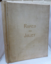 Romeo and Juliet by William Shakespeare - Large Vellum Ltd Ed - Chromos - Tuck