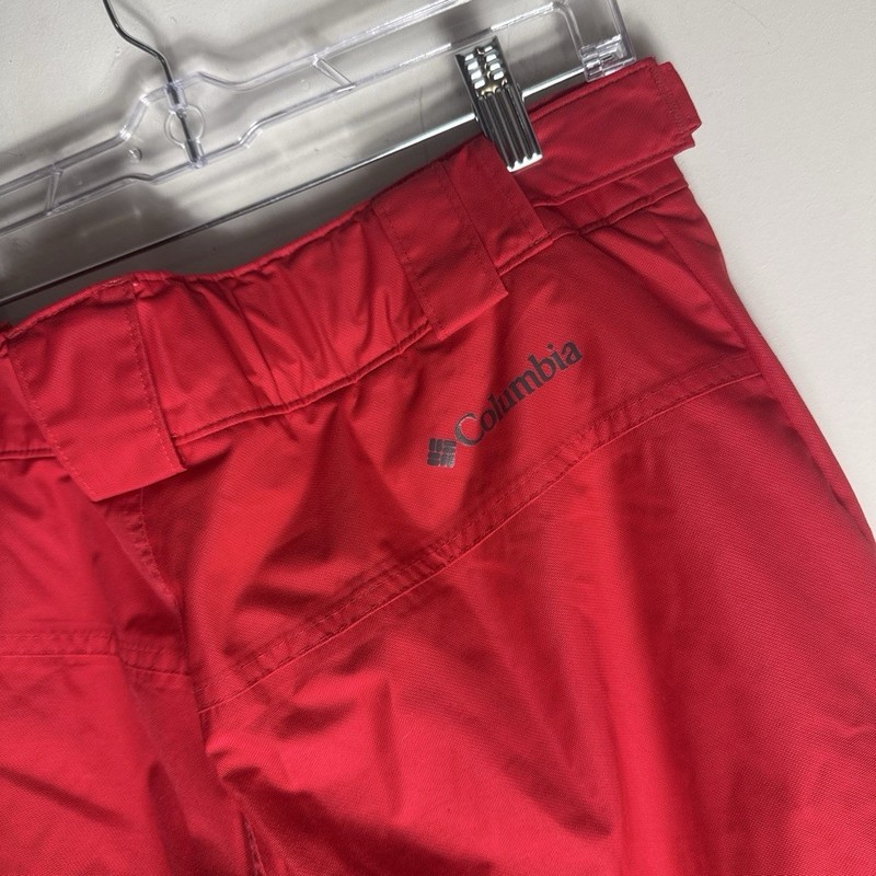 Columbia Women's L Red/Black Waterproof Insulated Snow Pants Ski/Snowboard