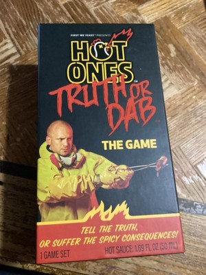 Hot Ones Truth Or Dab The Game Hot Sauce Included New Unopened