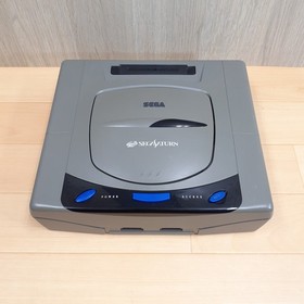 Sega Saturn console Japan Gray bundle with 3 games, 1 controller & cables tested