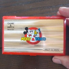 Thumbnail of ebay&reg; auction 127758276842 | Game Watch MICKEY & DONALD Multi Screen Nintendo DM-53 Handheld getestet Japan