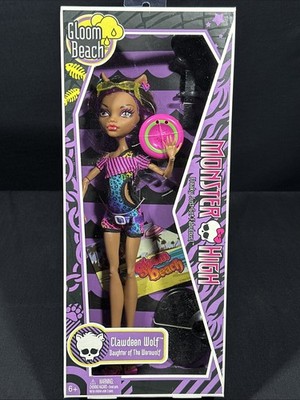 Monster High Gloom Beach Clawdeen Wolf Mattel 2010