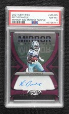 2021 Certified Mirror Signatures Purple 10/10 Rico Dowdle #MS-RD PSA 8 Auto j6a