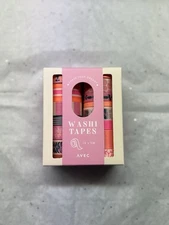 AVEC Pink Washi Tape Set – 16 Rolls x 5M | Decorative Tape for Planners