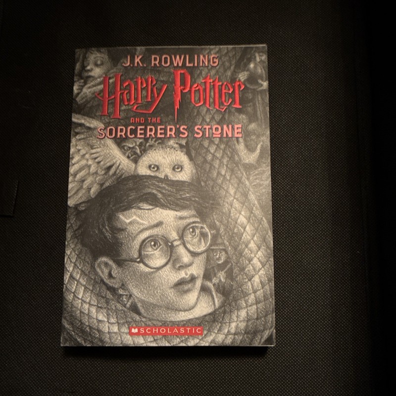 Scholastic Harry Potter Sorcerer’s Stone by J.K. Rowling Paperback Book Fantasy