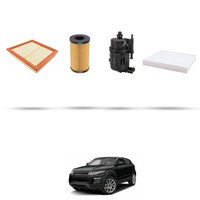 Hoffcar Wartungsset - 4 Filter FüR Land Rover Evoque (L538) 2.0 D 132 Kw Ab 20