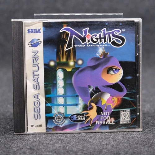Nights Into Dreams...  (Sega Saturn) Not For Resale Version CIB - Authentic