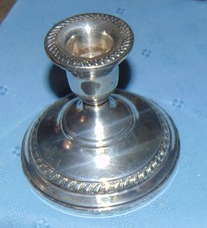 Columbia Sterling Silver Candlestick Weighted