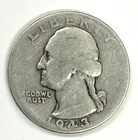 1943-D Washington Quarter - Free Shipping