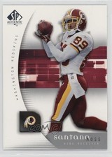 2005 SP Authentic Santana Moss #60 17qs