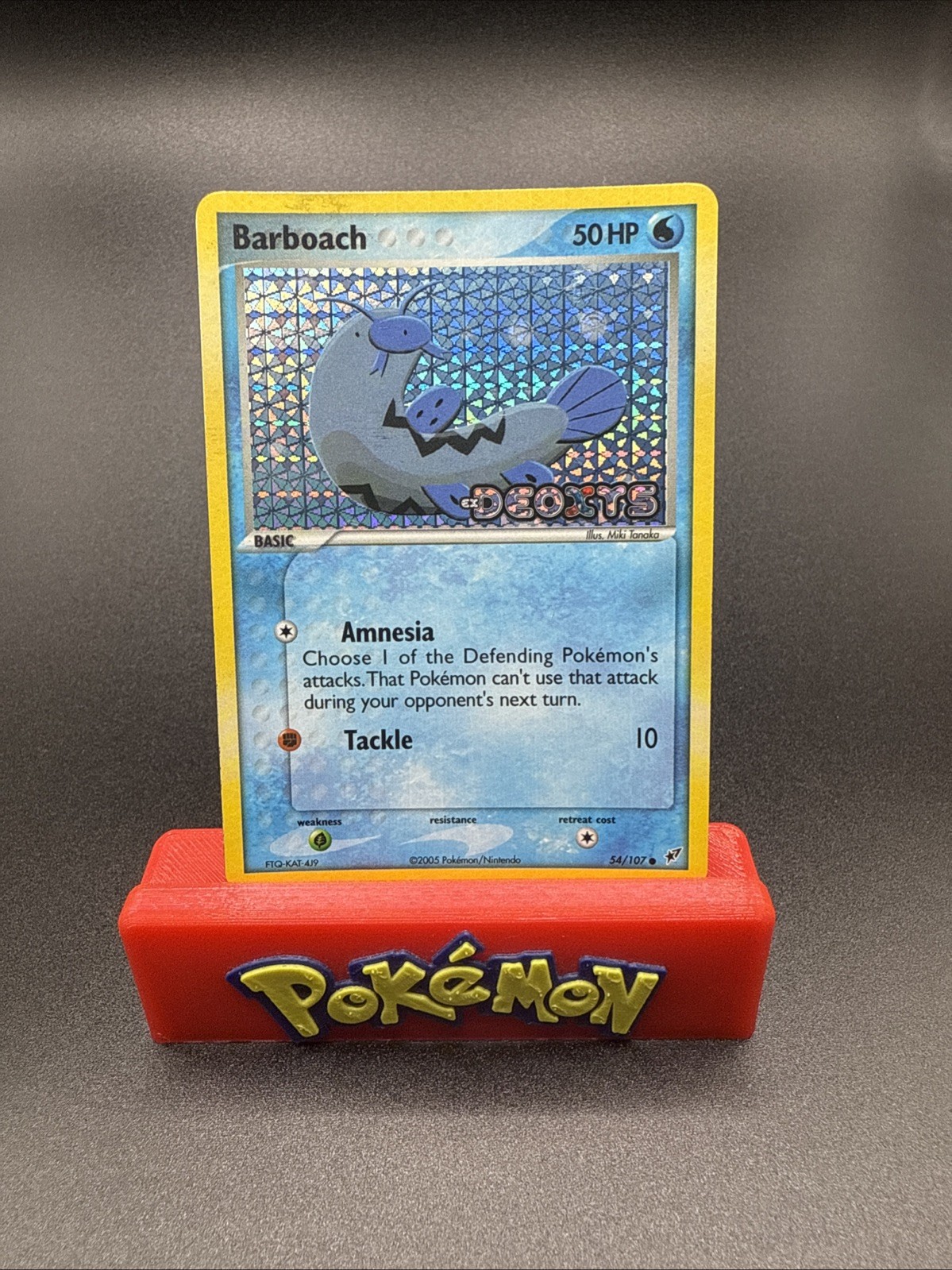 Barboach - 54/107 - Pokemon Ex Deoxys Reverse Holo Card NM
