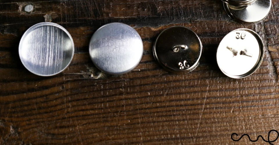 Sample Pack, 36L Heavy Duty Button Blanks, 2 Sets, for Upholstery Button Making - Image 3 of 4