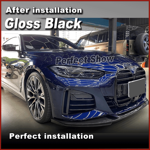 Griglia radiatore nera lucida griglia anteriore adatta per BMW 4 Gran Coupe G26 M440i - Foto 4 di 11