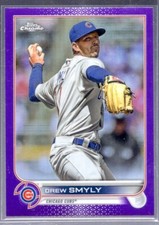 Drew Smyly 2022 Topps Chrome Update Baseball Purple Refractor