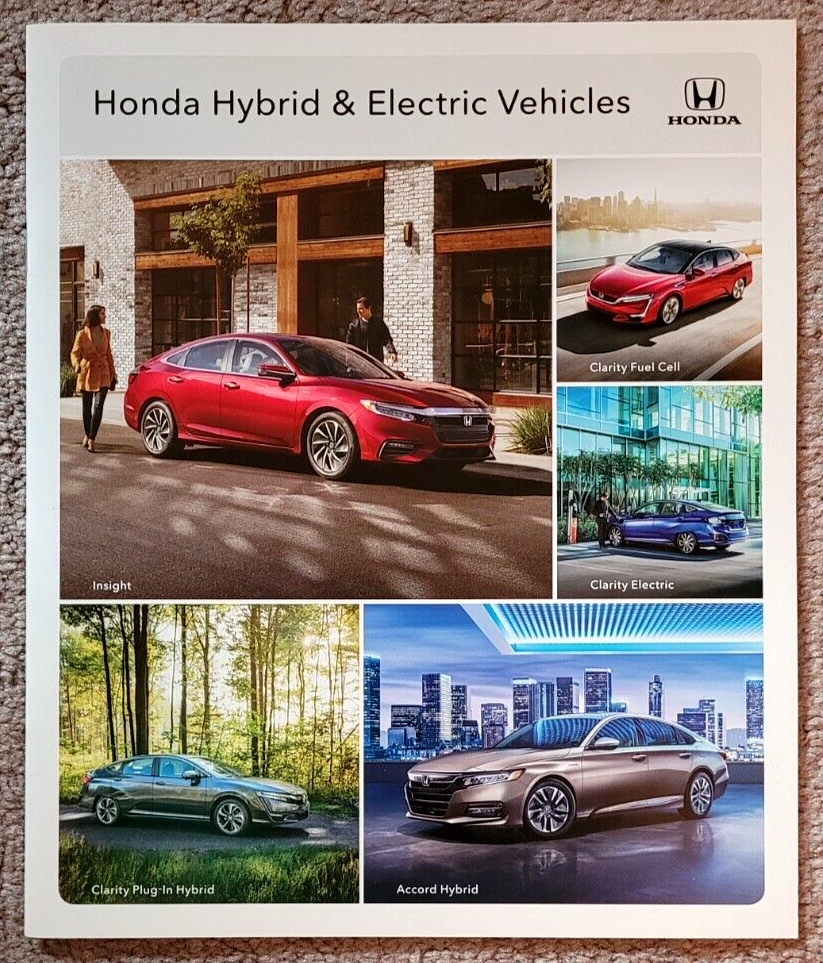 2019 HONDA HYBRID ELECTRIC brochure catalog US ACCORD INSIGHT