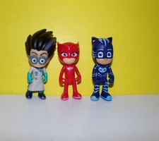 PJ Masks Villians Figures Romeo Catboy Owlette 3.5" Just Play