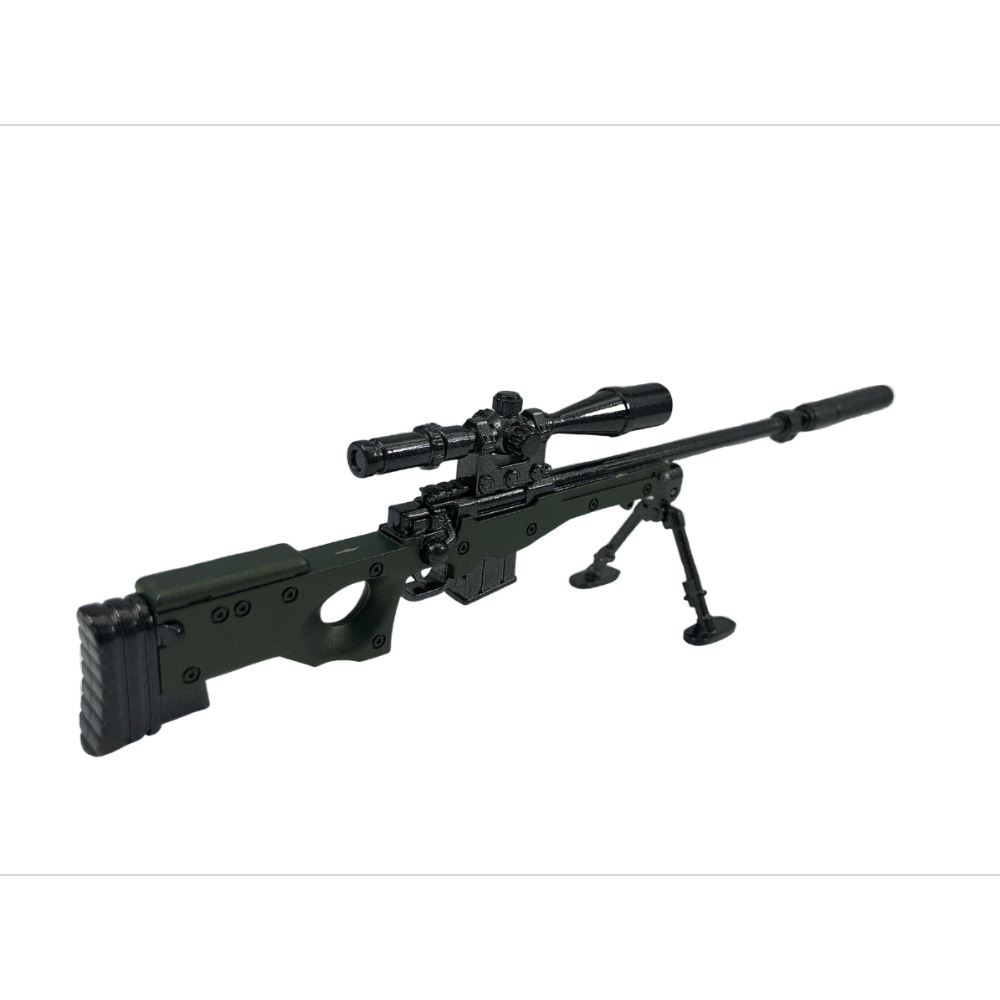 Miniature AWM 338 Sniper Model | 1/5 Scale Replica Non-firing Collectible  Model