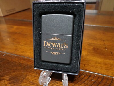 DEWAR'S ''NEVER VARIES'' WHITE LABEL BLENDED SCOTCH WHISKEY ZIPPO LIGHTER 2006