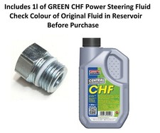 Power steering pipe pump nut + fluid Fits Ford Fiesta KA Mondeo Fusion Transit