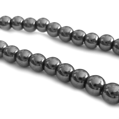 2/3/4/6/8/10mm Perline Di Pietra Emate Sfaccettata Placcata In Argento Naturale Perline Rotonde Allentate Del Distanziatore Per La Creazione Di Gioielli Bracciale Da 15 Pollici - Foto 9