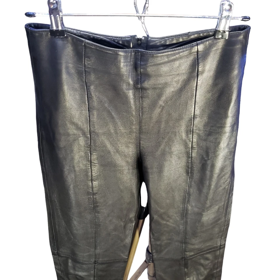 Seductive Vintage North Beach Leather Pants - Size 6 - Image 2 of 4