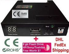 Floppy Drive to USB Converter Sodick WireCut EDM +16gb Flash (1.44 MB Model)