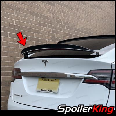 #ad Rear Add on Factory Lip Spoiler Fits: Tesla Model X all years Gurney Flap 284K $151.05
