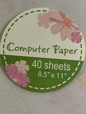 40 Sheets Computer Paper New In Pkg Unopened
