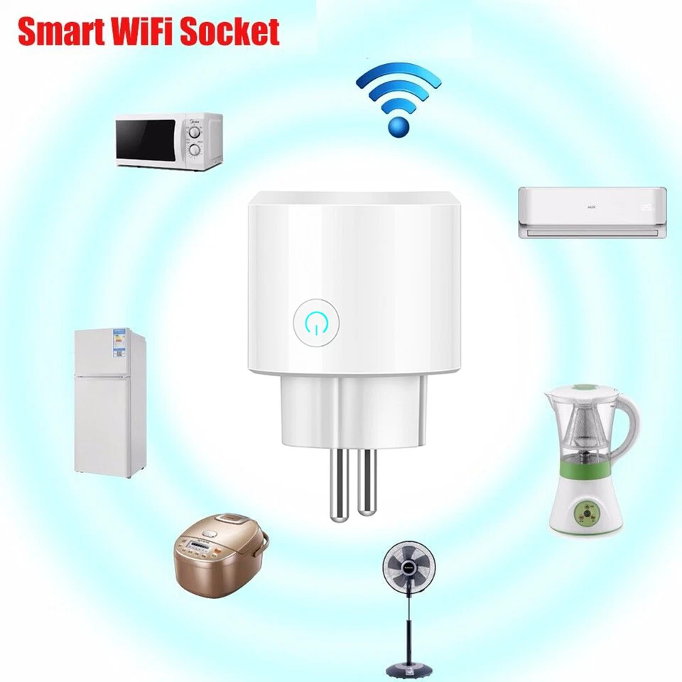 Smart Wifi Plug 16A Power Socket WIFI APP Remote for Amazon Alexa Google Home - Image 4 of 4