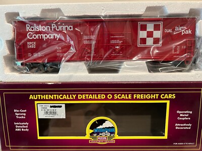 MTH 20-93025 Ralston Purina 50  Double Plug Door Boxcar NIB