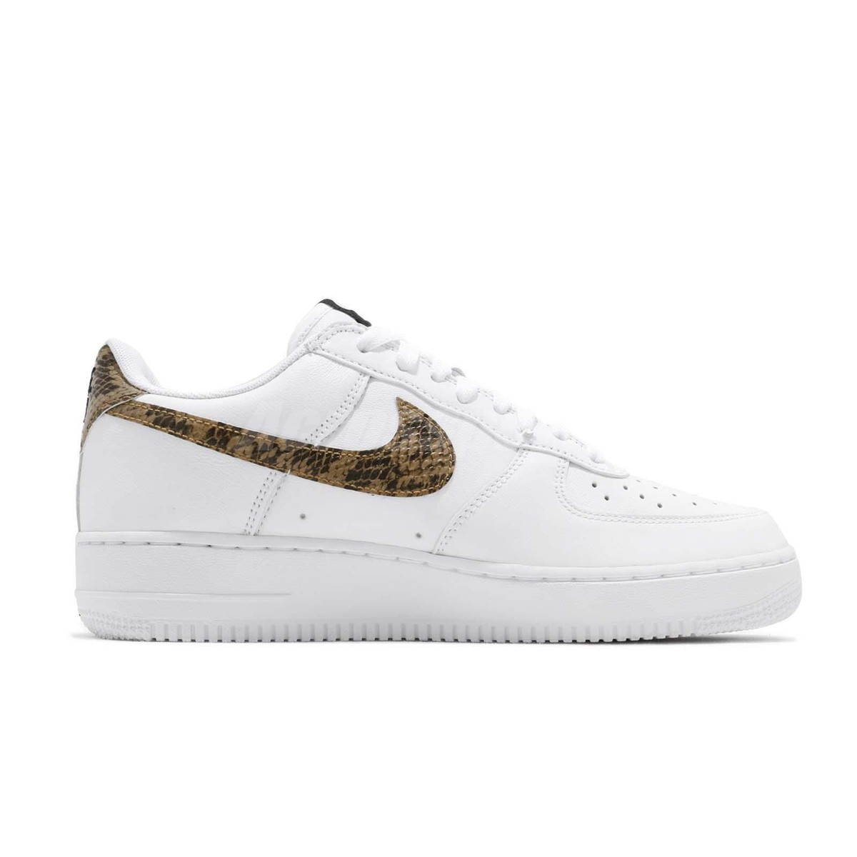 Nike Air Force 1 Low AF1 Ivory Snake Snakeskin White Men Casual