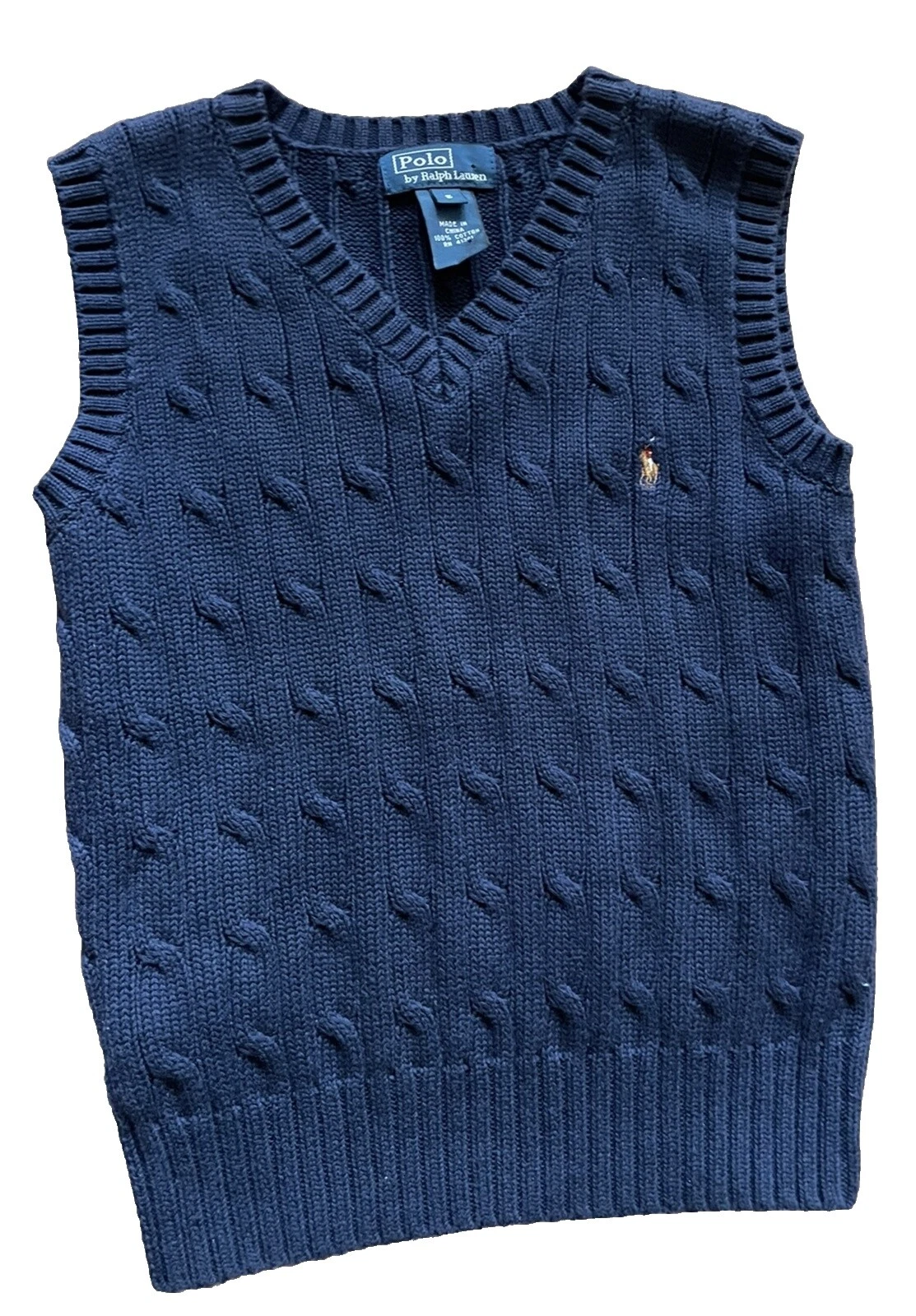 Polo Ralph Lauren Vest 100% Cotton Sweaters for Boys