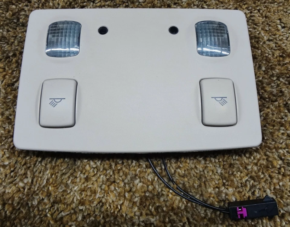 99 00 01 02 03 2004 Audi A6 1998 luz domo panel superior OEM Sidler Foto 2 de 4