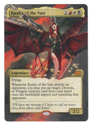 Kaalia of the Vast Altered Full Art MTG Magic Borderless EDH Angel