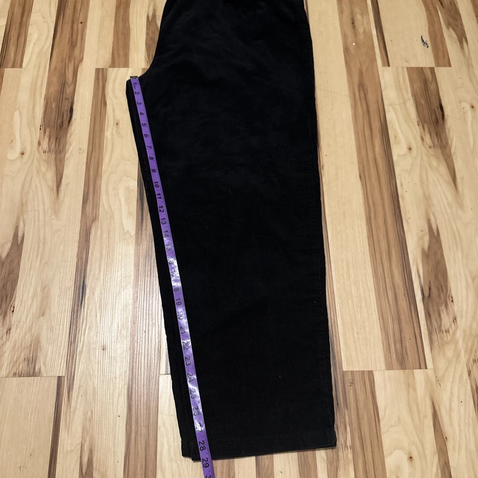 Pantalones Tyte Jeans Pana Negros Elásticos Cintura Cómodos Talla 1X Foto 4 de 4