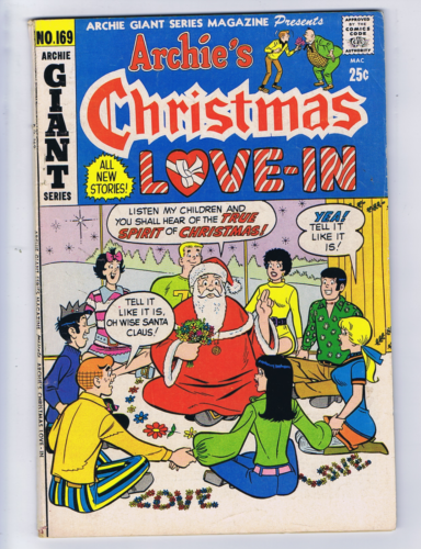 Archie Giant Series Magazine Presents Christmas Love-In #169 Archie Pub 1970 - Picture 1 of 2