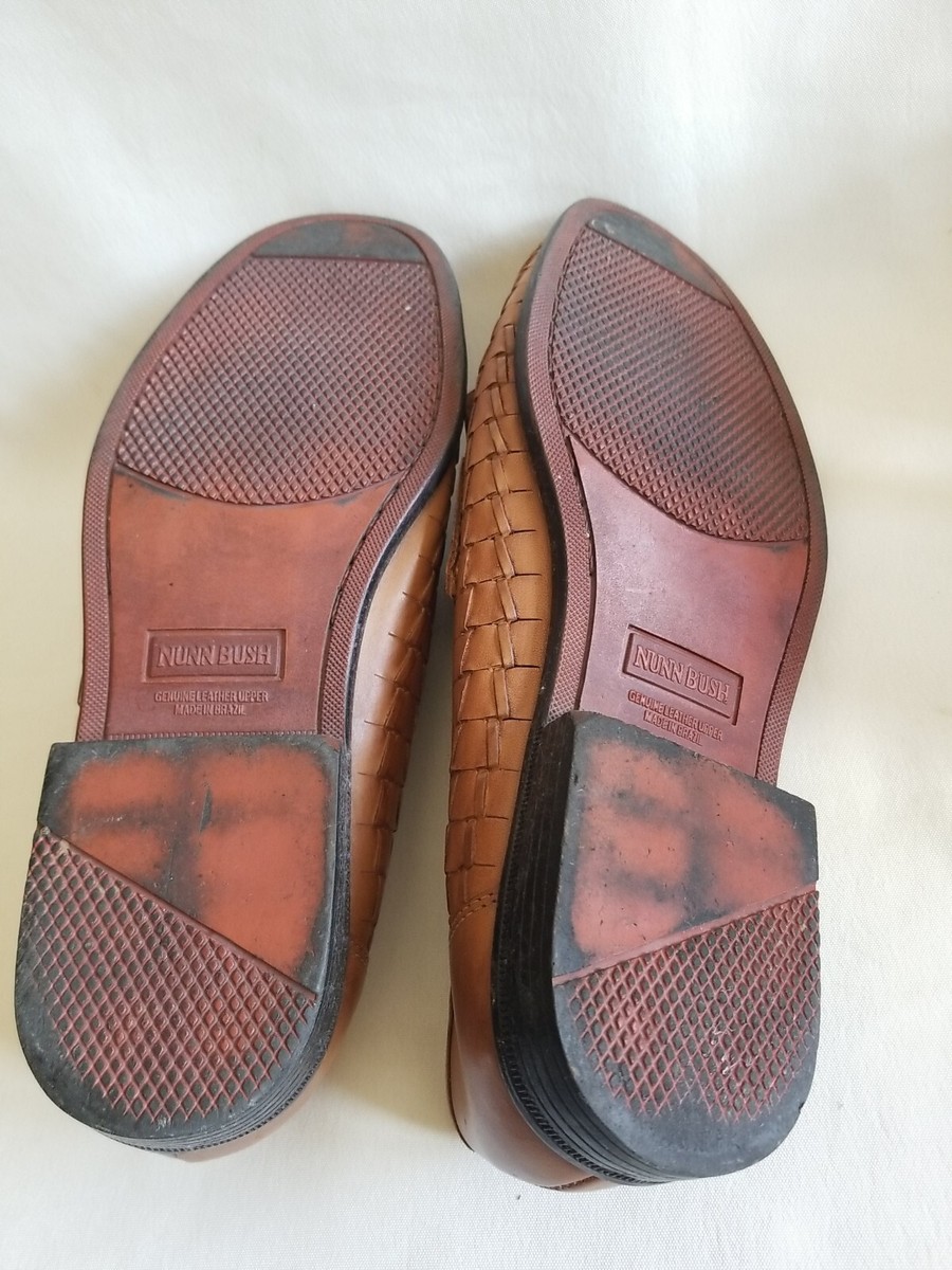Nunn Bush Shoes Mens Size 10M Brown Leather Loafers‎ Woven Tassel Slip On Dress 2009350_Cognac?wid=400&hei=400  main image 2
