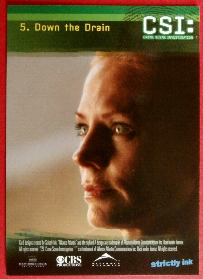 CSI LAS VEGAS - SEASON 3 - COMPLETE BASE SET (72 cards) - Strictly Ink 2006 - Image 2 of 4
