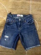 Levi's Boys 511 Slim Blue Denim Shorts Size 8