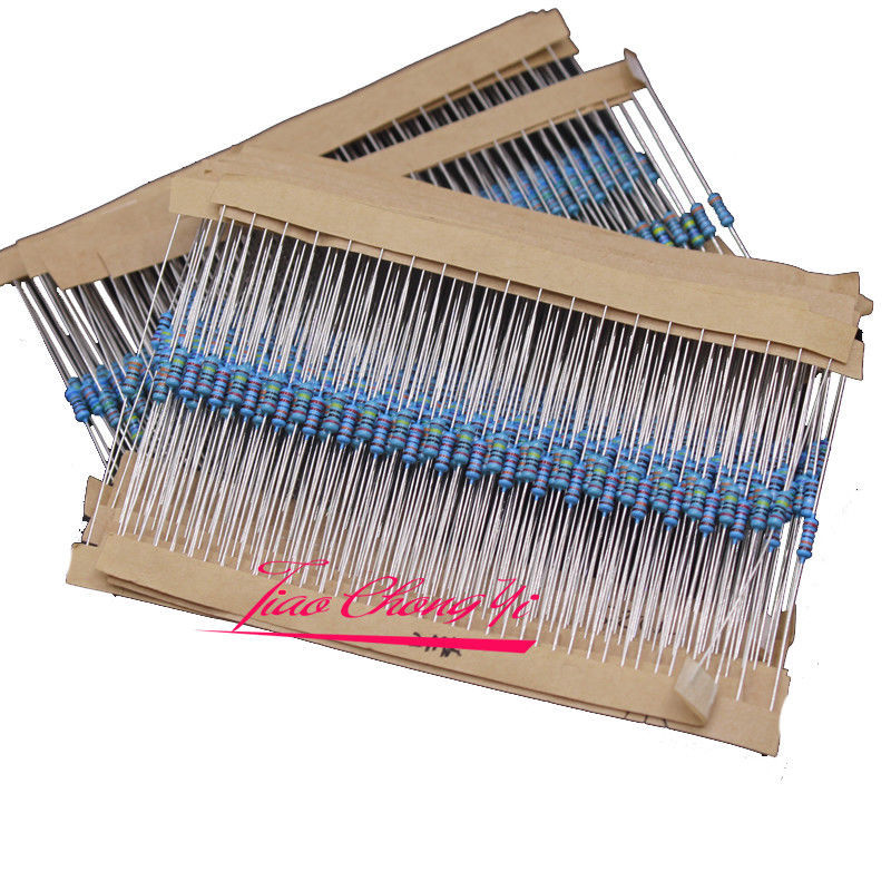 FTVOGUE 56 Values 560 Pieces 1 Ohm - 10m Ohm 1/4W 1% Metal Film - Foto 4